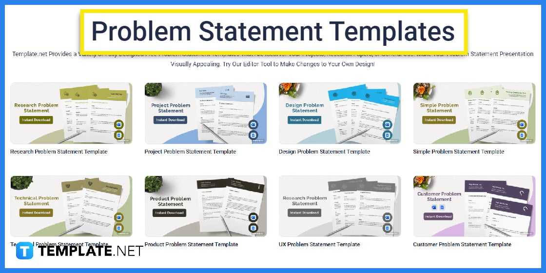 how to make create a problem statement step