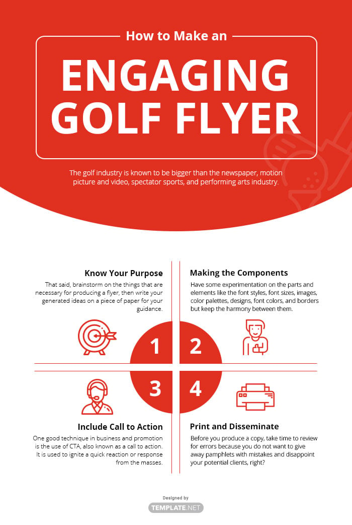 golf flyer template