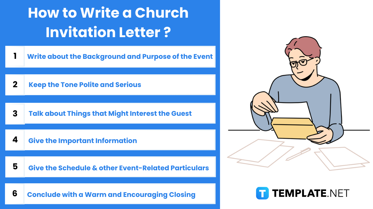 how to write a church invitation letter