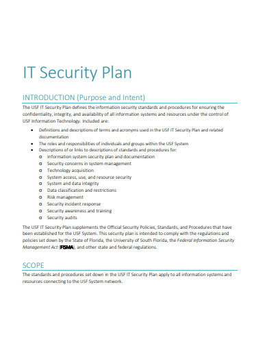 10+ Security Plan Templates in Google Docs | Word | Pages | PDF | Free ...