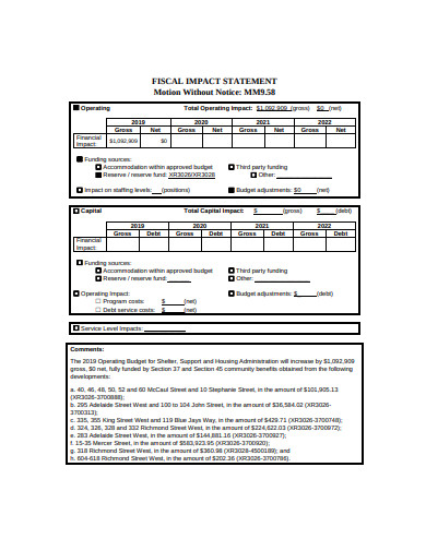 impact template in pdf