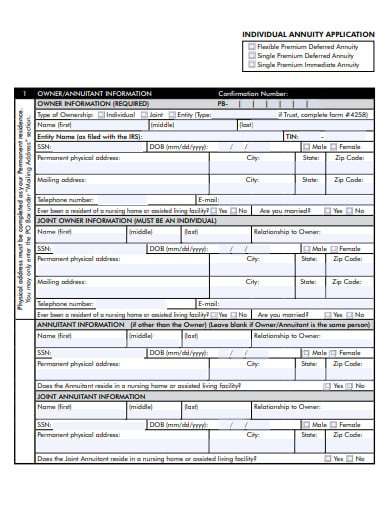 individual-annuity-application-template