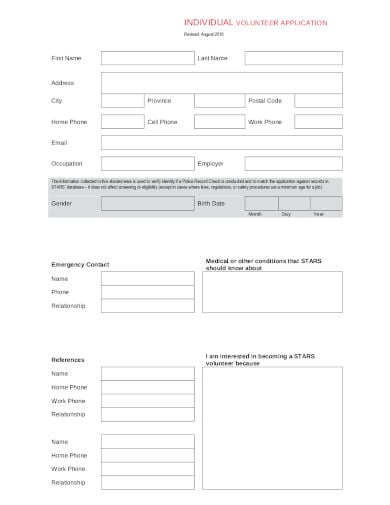 individual-volunteer-application-form-in-pdf