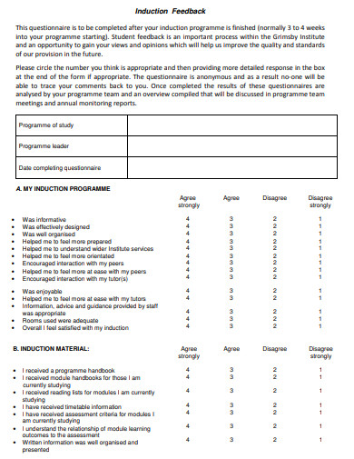 19+ Feedback Questionnaire Templates in PDF | Microsoft Word