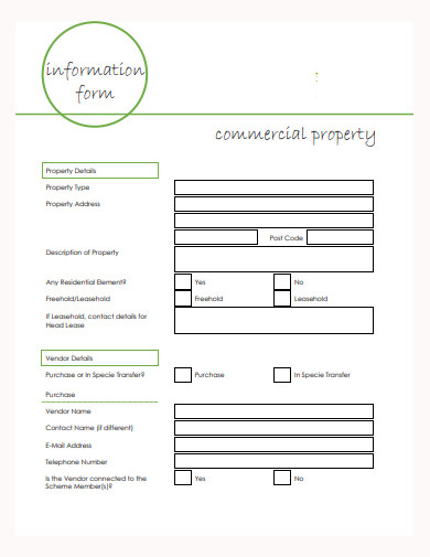 18+ Property Information Form Templates in PDF | DOC