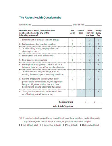 initial-patient-health-questionnaire-template
