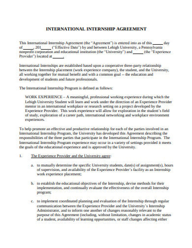 international-internship-placement-agreement