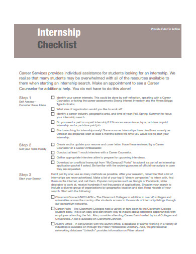 internship-interview-checklist-example