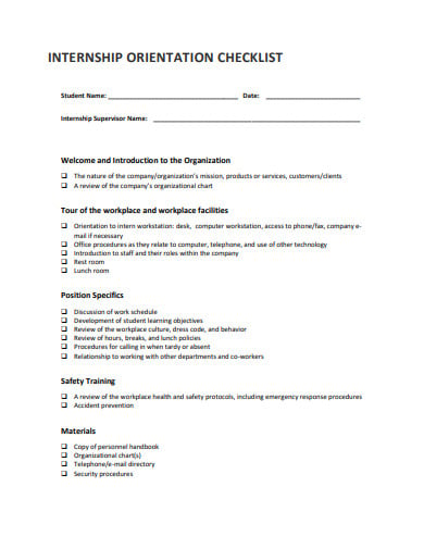 internship-orientation-checklist-example