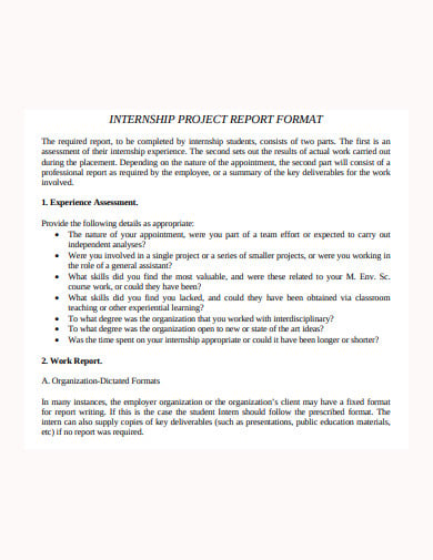 internship-project-report-format