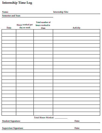 Intern Timesheet Template from images.template.net