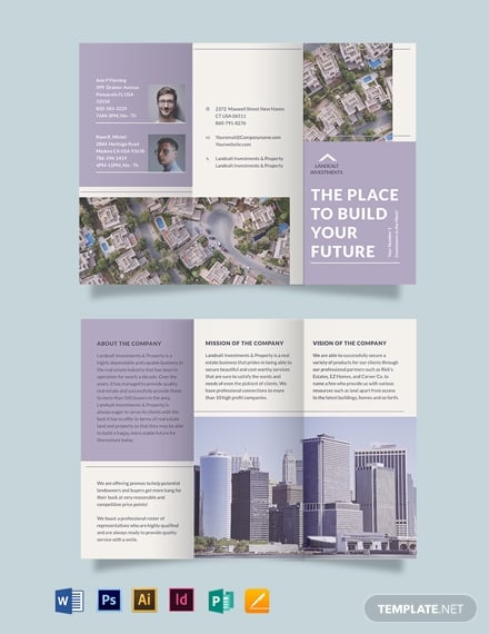 land-realestate-investor-tri-fold-brochure