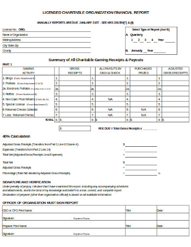10+ Charity Report Templates in Doc | Excel | PDF