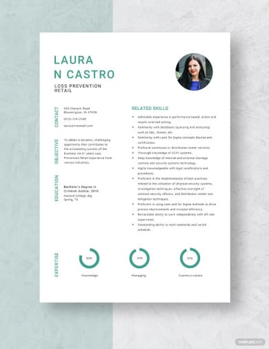 loss prevention retail resume template