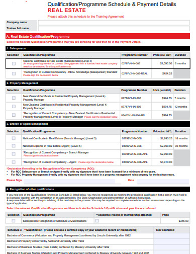 28-free-real-estate-schedule-templates-in-pdf-word