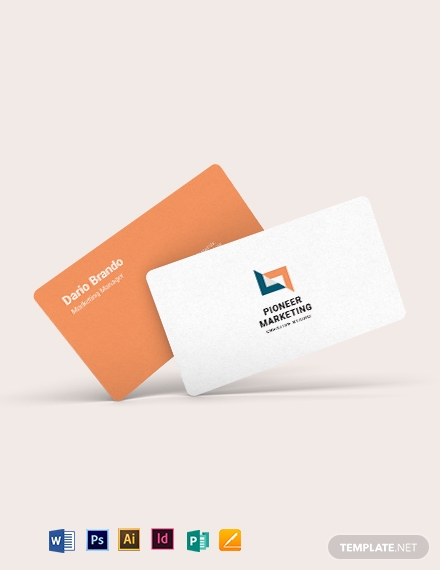 10+ Agency Business Card Templates- Illustrator, InDesign, MS Word ...