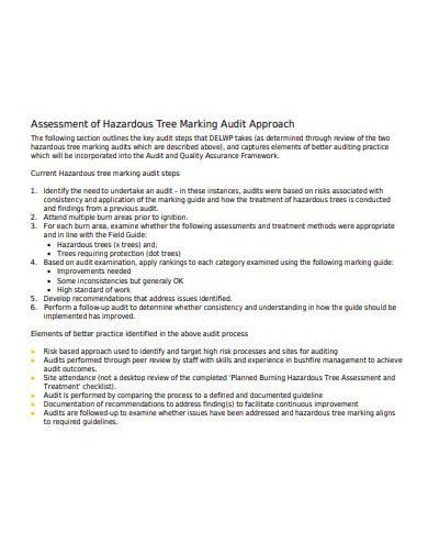 marketing audit assessment template