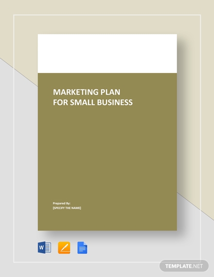 10+ Marketing Plan For Small Business Templates - Sample, Example, Formats