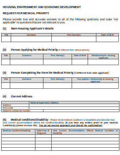 medical assessment form in doc
