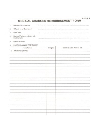 14 Medical Reimbursement Form Templates In Pdf Doc 0815