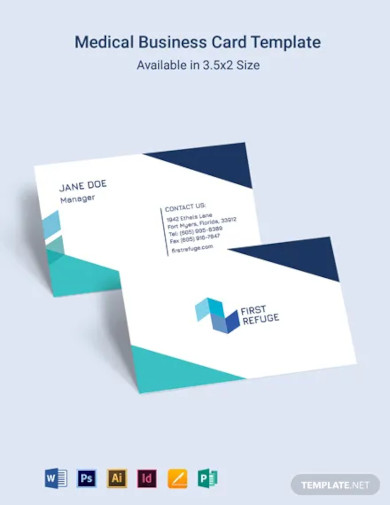 medical clinic business card template1