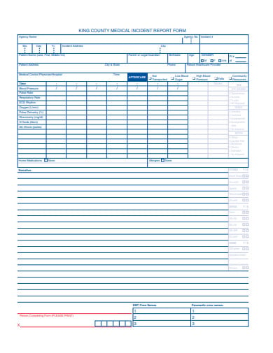 medical incident report form in pdf