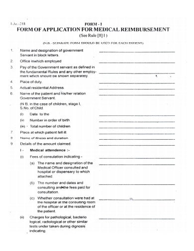 medical-reimbursement-application-form-