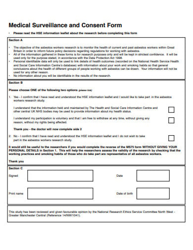 medical-surviellance-and-consent-form-template