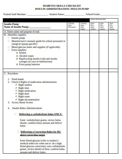 18  Medication Administration Checklist Templates in DOC PDF