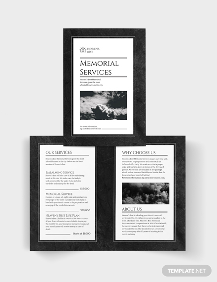 memorial-bi-fold-brochure-template