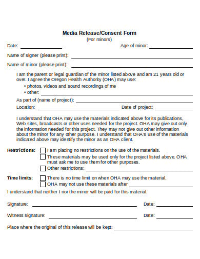 minor consent form in doc