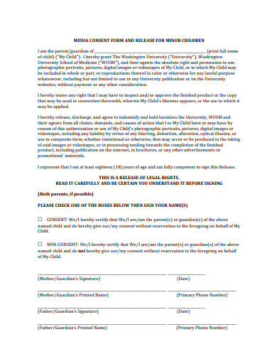 minor medical consent form example