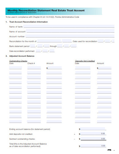 21+ Reconciliation Statement Templates in PDF | Free & Premium Templates