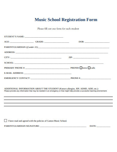 29+ School Admission Form Templates in DOC | PDF