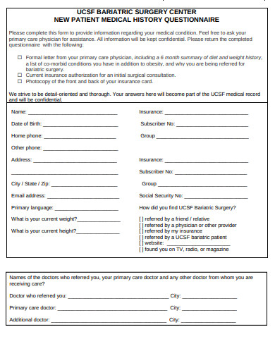 new-patient-medical-history-questionnaire-template