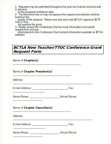 new teacher request form template