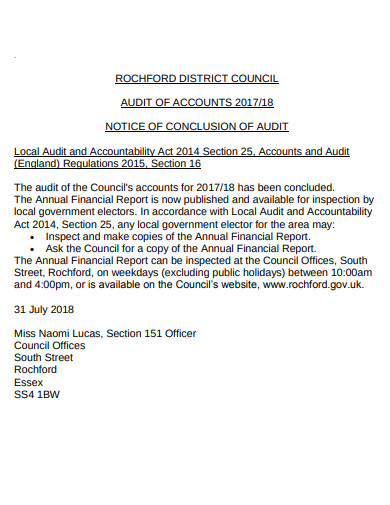 notice-of-conclusion-of-audit