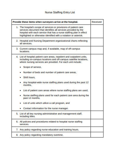 11 Nurse Survey Templates In Pdf Doc 1821