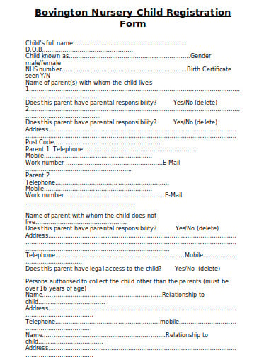 nursery-child-registration-form