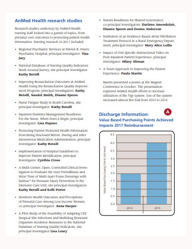 what is a nursing annual report