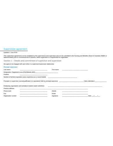 nursing-supervision-agreement-template
