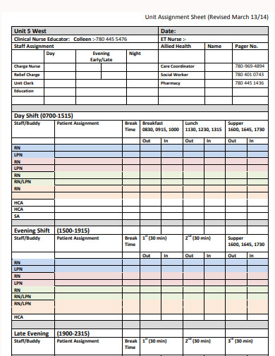 nursing assignment book