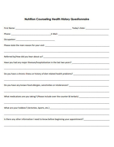 nutrition-health-history-questionnaire