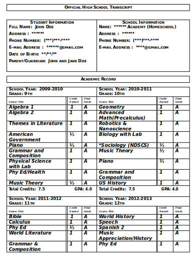 what-does-a-transcript-look-like-a-comprehensive-guide-validgrad