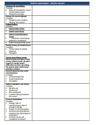 13+ Mental Health Treatment Plan Templates - Google Docs, Pages, Word, PDF