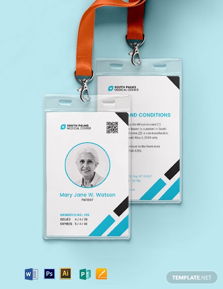 10+ Medical ID Cards in Illustrator | Word | Pages | PSD | Publisher