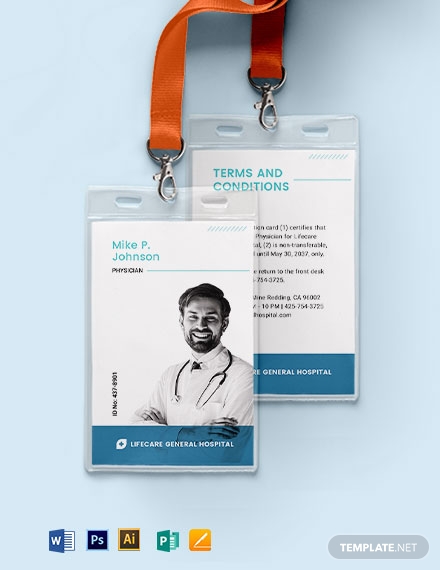 10+ Healthcare ID Card Templates - Illustrator, MS Word, Pages ...