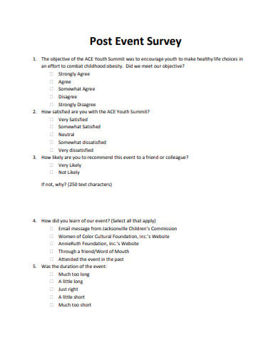 post-event-survey-template