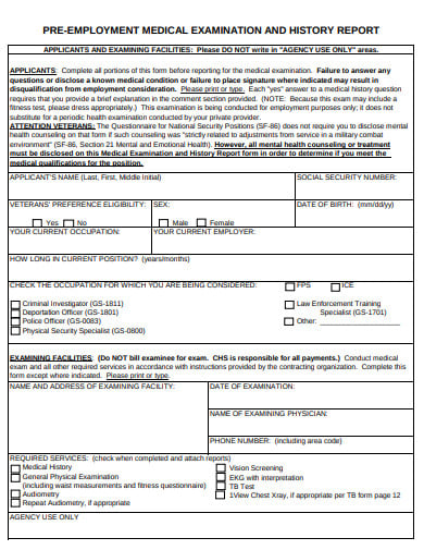 Employment Physical Form Template from images.template.net