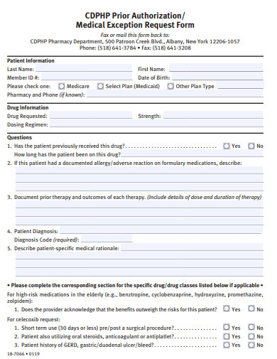 15 Medical Prior Authorization Form Templates Pdf Doc 0962